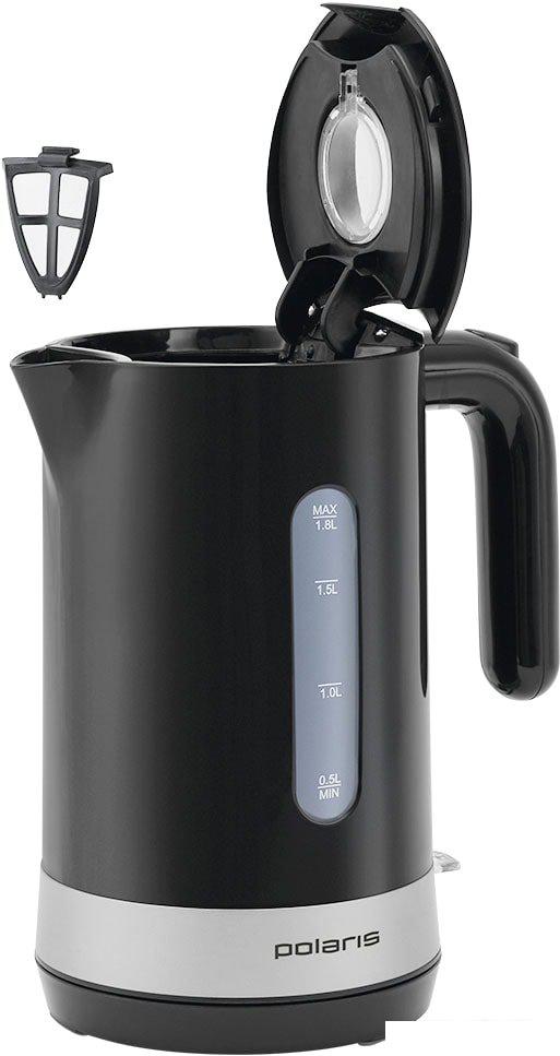 Электрический чайник Polaris PWK 1803C Water Way Pro (черный)