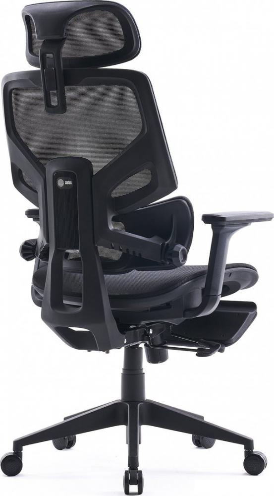 Офисное кресло CACTUS CS-CHR-MC01-BLBK (черный/синий)