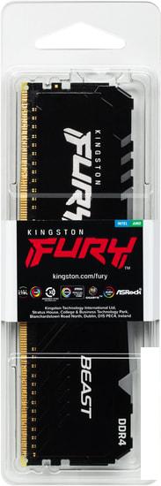 Оперативная память Kingston FURY Beast RGB 16ГБ DDR4 3600 МГц KF436C18BB2A/16