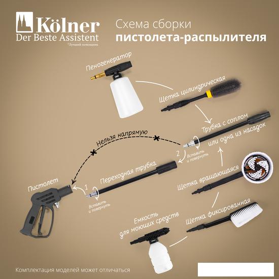 Мойка высокого давления Kolner KHPW 1650FSP