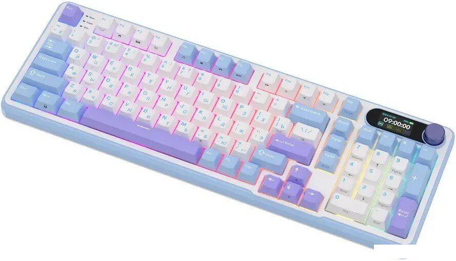 Клавиатура Royal Kludge RK-S98 RGB Taro Milk (RK Cream)