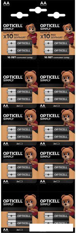 Батарейка Opticell Basic AA (20 шт)