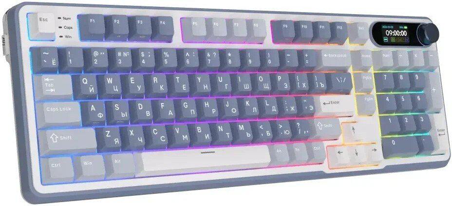 Клавиатура Royal Kludge RK-S98 RGB Ocean Blue (RK Cream)
