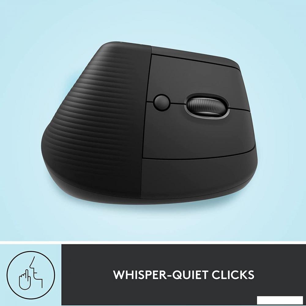 Вертикальная мышь Logitech Lift (графит)