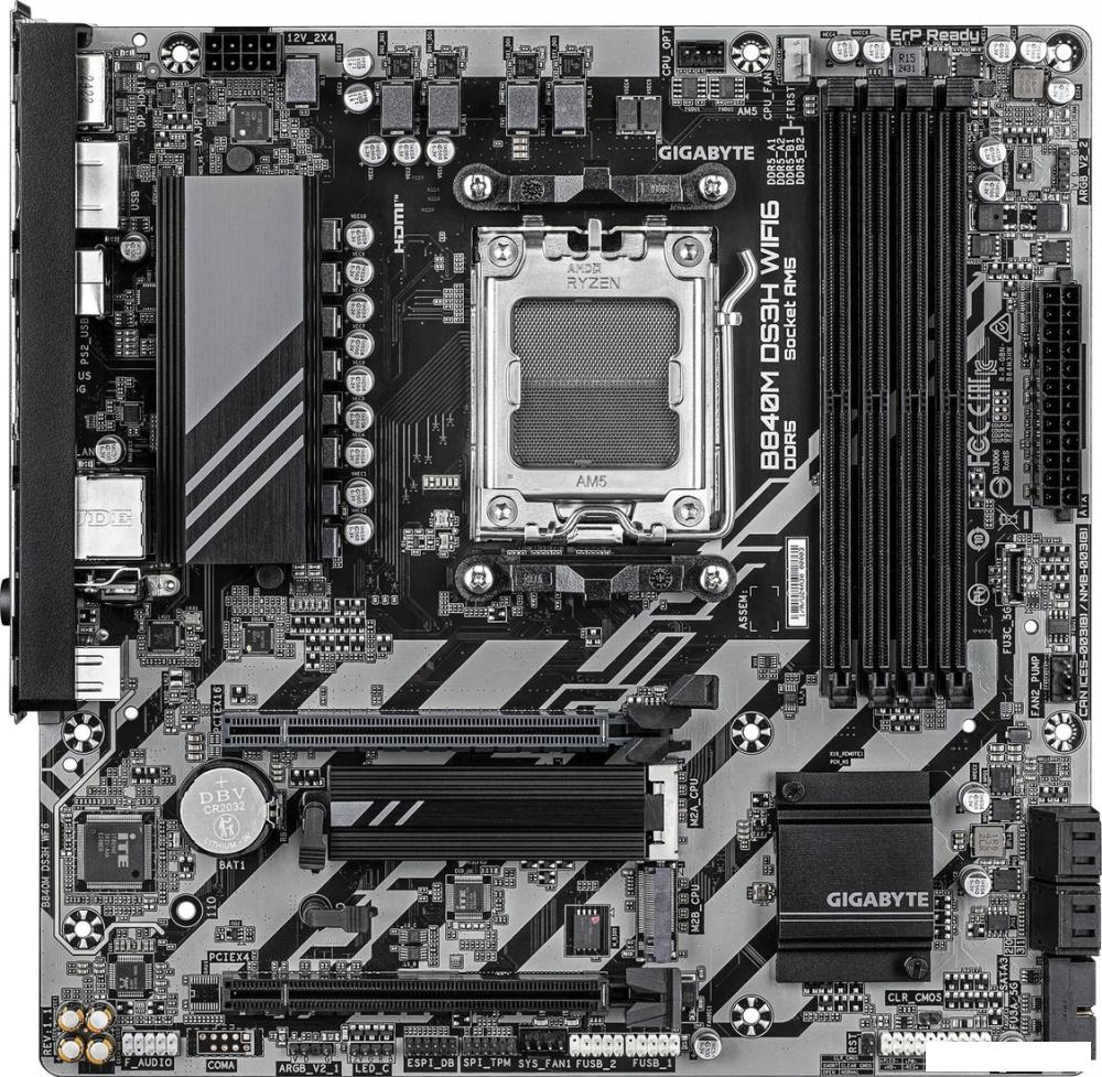 Материнская плата Gigabyte B840M DS3H WiFi6