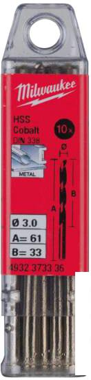 Набор сверл Milwaukee 4932373332 (10 предметов)