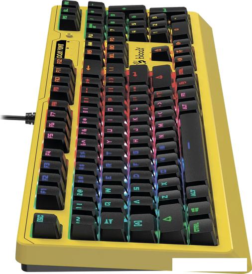 Клавиатура A4Tech Bloody B810RC (желтый)