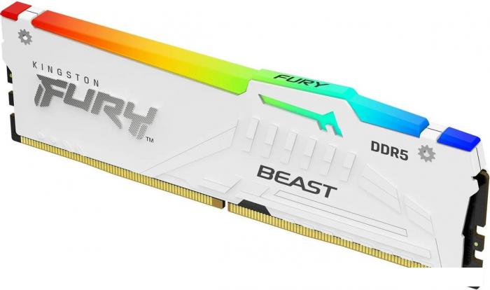 Оперативная память Kingston FURY Beast RGB 16ГБ DDR5 6400 МГц KF564C32BWEA-16