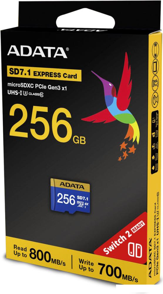 Карта памяти ADATA Premier Extreme microSDXC SD7.1 256GB UD256GEX3L1-C