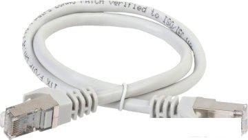 Кабель ITK RJ45 - RJ45 PC01-C5EF-2M (2 м, серый)