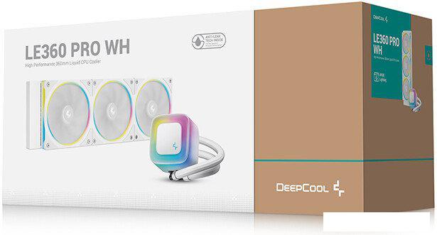 Система жидкостного охлаждения для процессора DeepCool LE360 PRO WH R-LE360PRO-WHAMMC-G-1