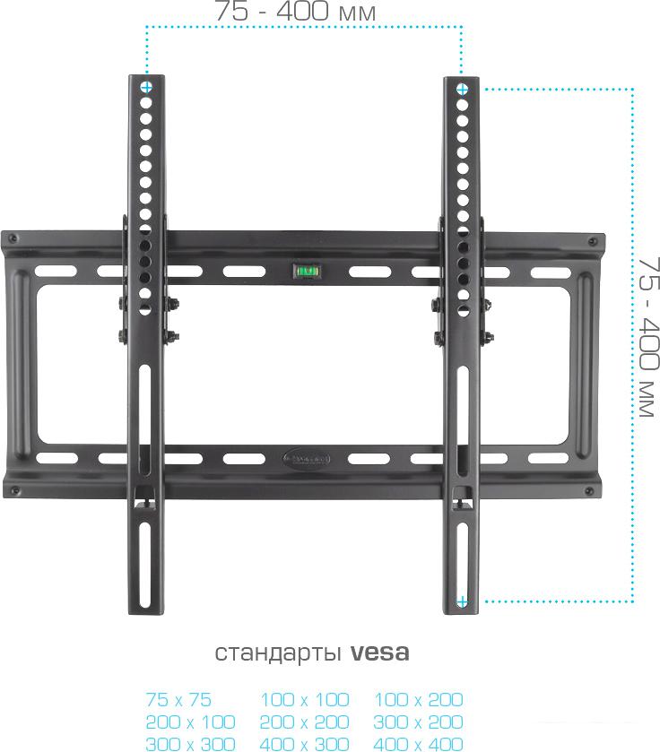 Кронштейн для телевизора Kromax IDEAL-4 (черный)