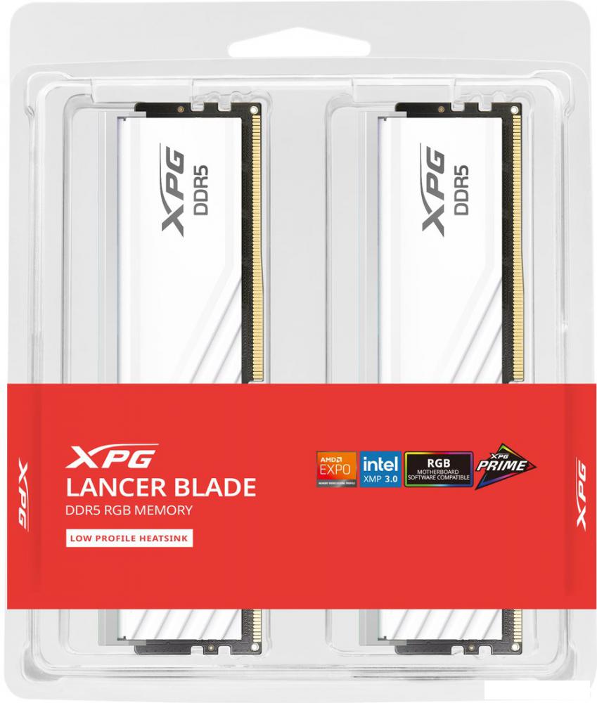 Оперативная память ADATA XPG Lancer Blade RGB 2x16ГБ DDR5 6000 МГц AX5U6000C3016G-DTLABRWH