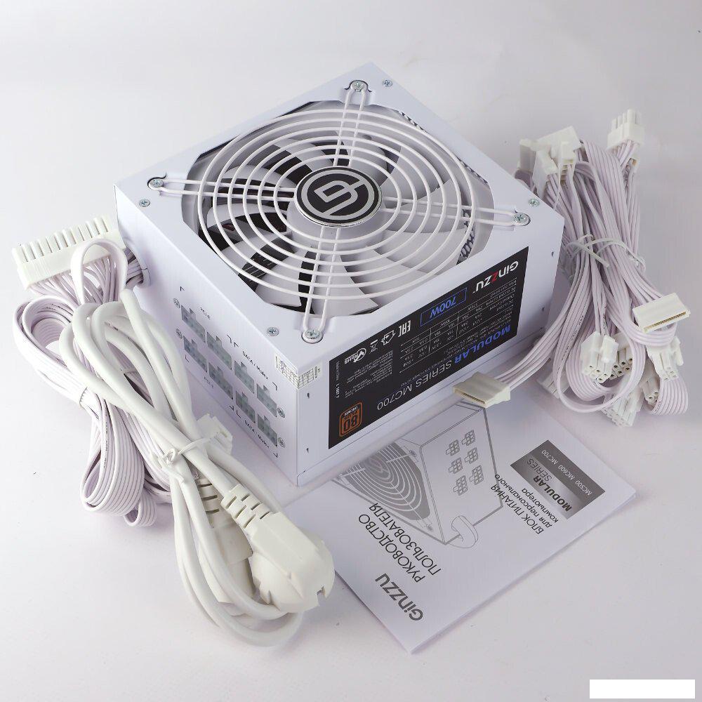 Блок питания Ginzzu MC700 (белый)