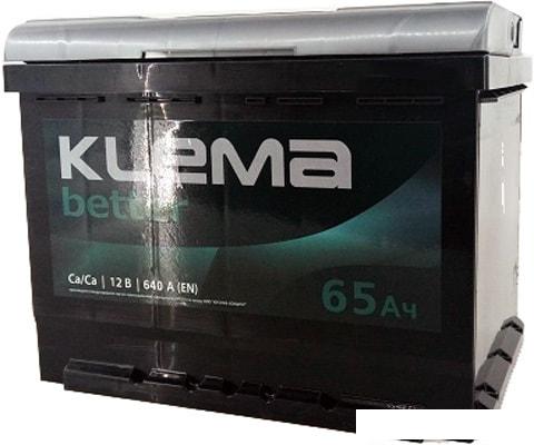 Автомобильный аккумулятор Klema Better 6СТ-65А(0) (65 А·ч)