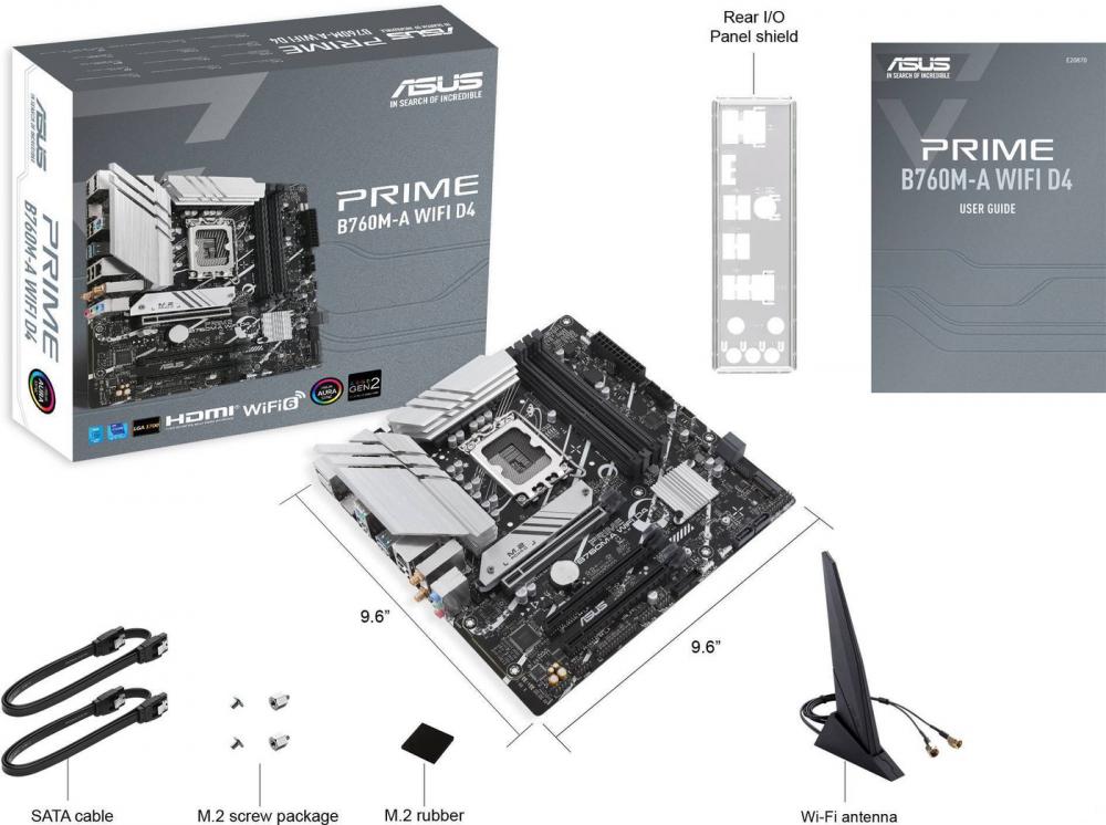 Материнская плата ASUS Prime B760M-A WiFi D4
