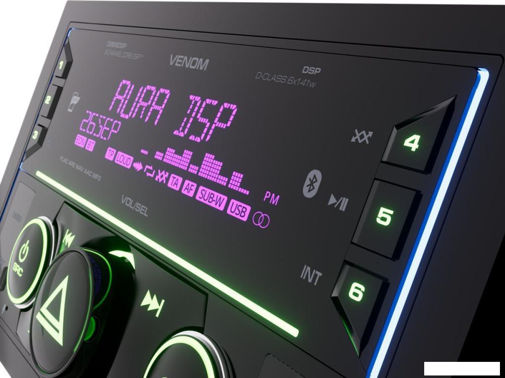 USB-магнитола Aura Venom-D868DSP