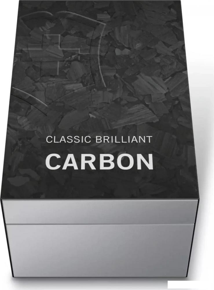 Мультитул Victorinox Classic Brilliant Carbon 0.6221.90 (черный/серебристый)