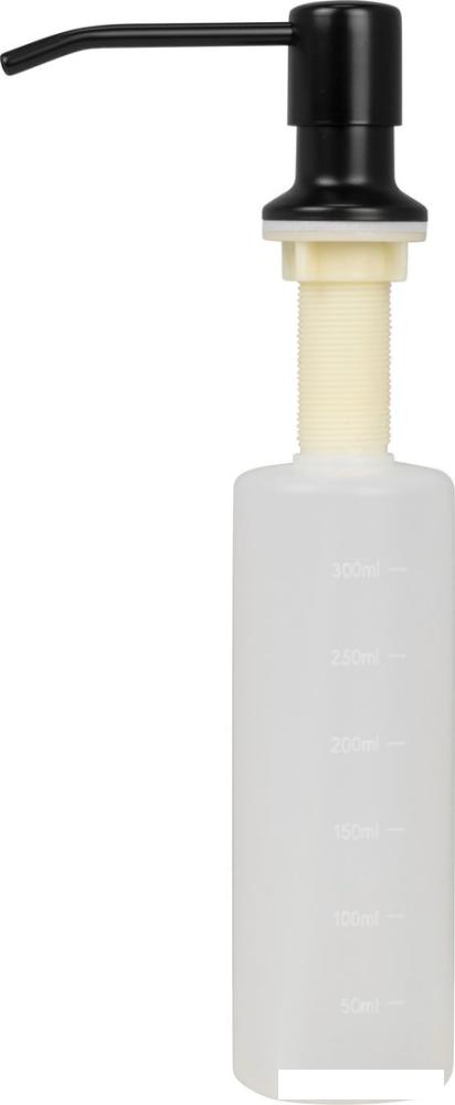 Кухонная мойка Basic CL DS Decor 45x50 (черный, коландер, дозатор)