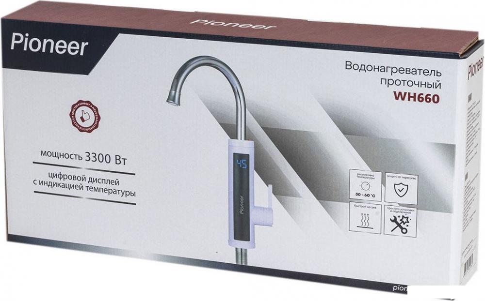 Проточный электрический водонагреватель-кран Pioneer WH660
