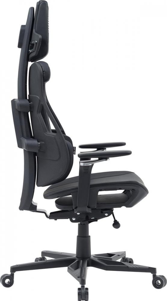 Игровое (геймерское) кресло CACTUS CS-CHR-DUO-BBK (черный кожзам)