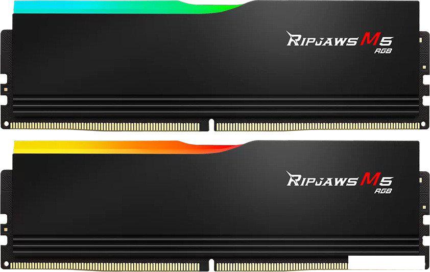 Оперативная память G.Skill Ripjaws M5 RGB 2x32ГБ DDR5 6400 МГц F5-6400J3239G32GX2-RM5RK