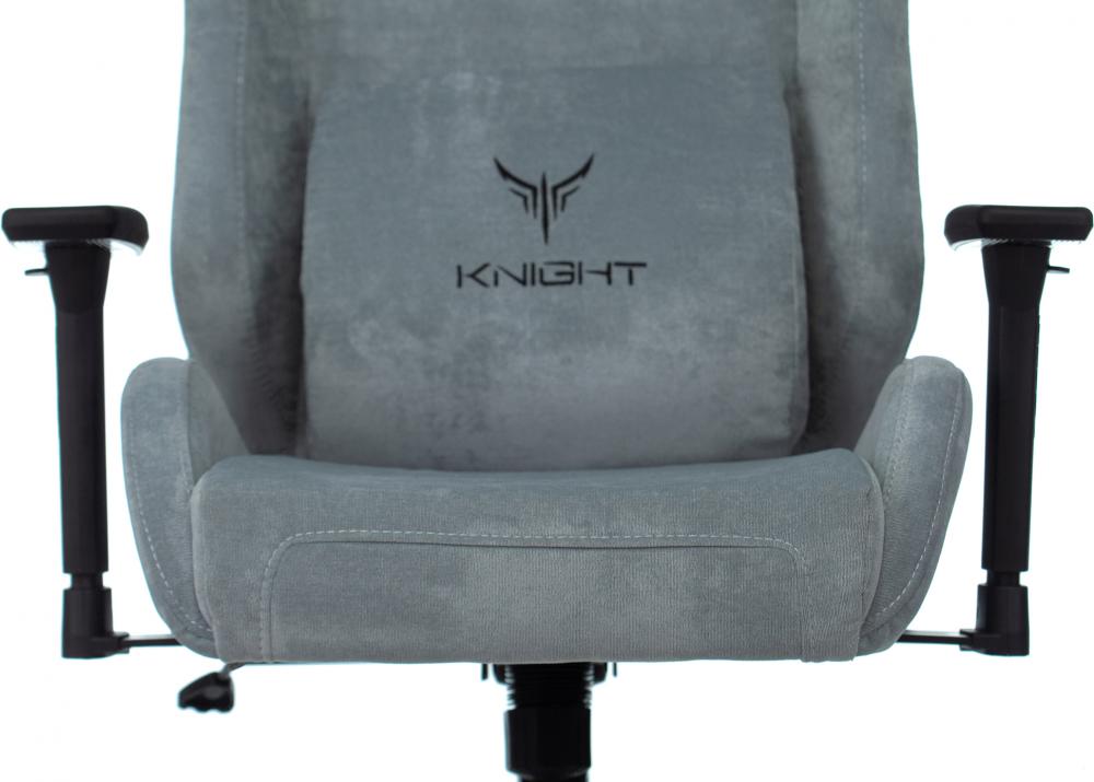 Игровое (геймерское) кресло Knight N1 Fabric Light-28 (серо-голубой)