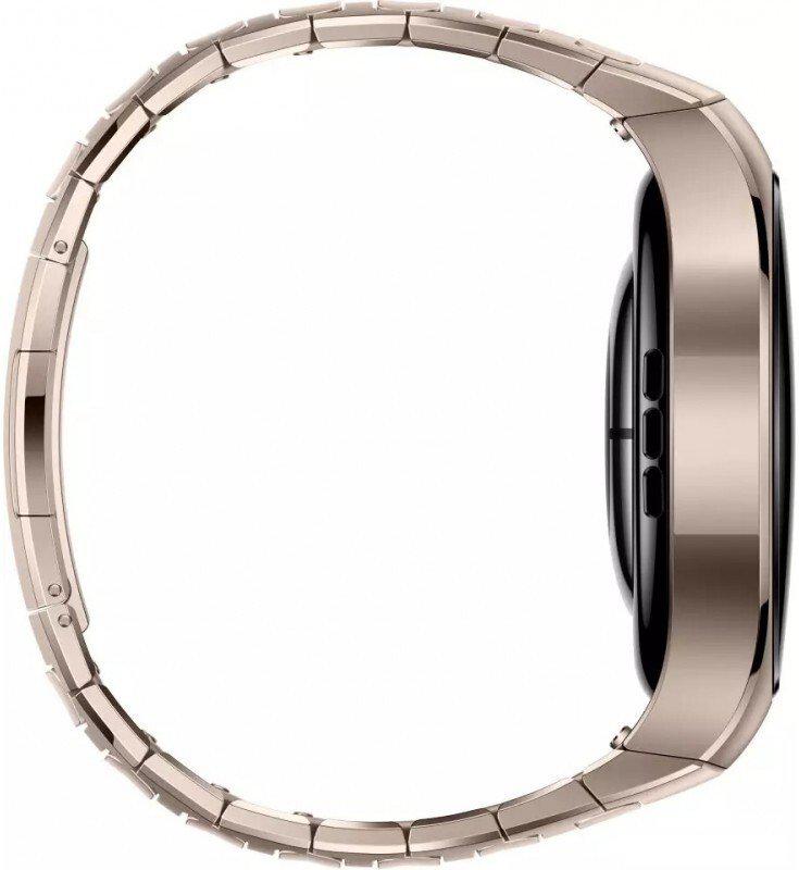Умные часы Huawei Watch 5 42 мм (золотистый, с золотистым титановым ремешком, международная версия)