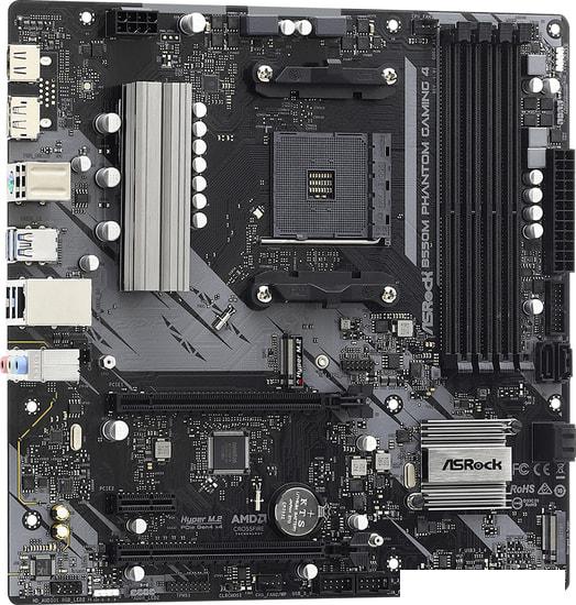 Материнская плата ASRock B550M Phantom Gaming 4