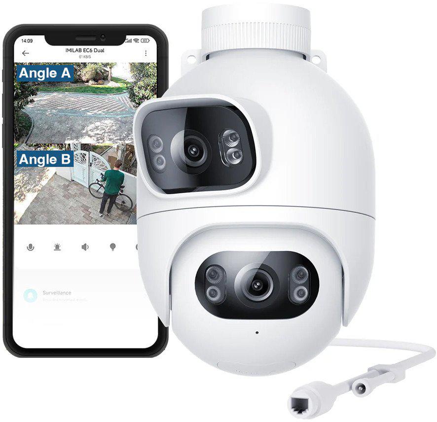IP-камера Imilab EC6 Dual 2K+2K WiFi Plug-in Spotlight Camera (международная версия)