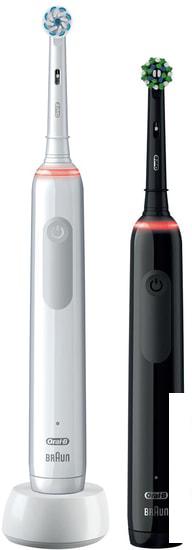 Комплект зубных щеток Oral-B Pro 3 3900 Duo Cross Action + Sensi White D505.523.3H