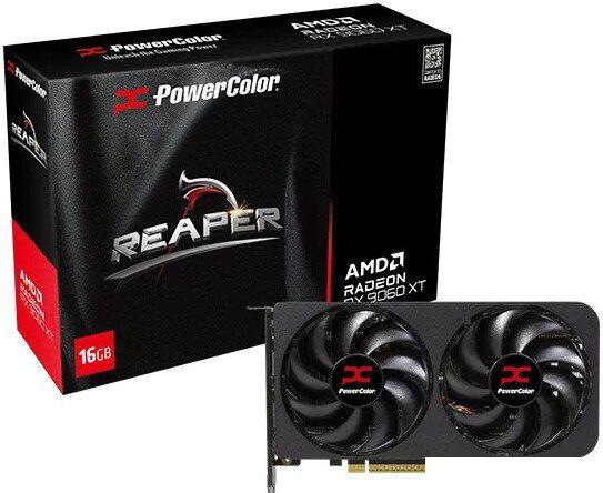 Видеокарта PowerColor Reaper AMD Radeon RX 9060 XT 16GB GDDR6 RX9060XT 16G-A