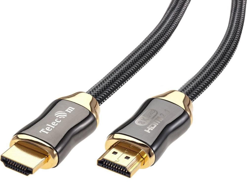 Кабель Telecom TCG300-1.5M HDMI - HDMI (1.5 м, черный/золотистый)