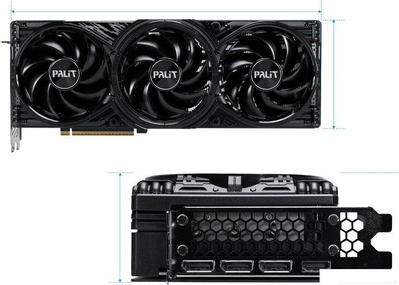 Видеокарта Palit GeForce RTX 5080 GamingPro OC NE75080S19T2-GB2031A