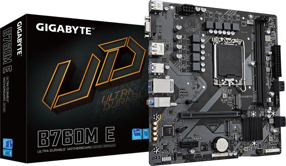 Материнская плата Gigabyte B760M E (rev. 1.0)