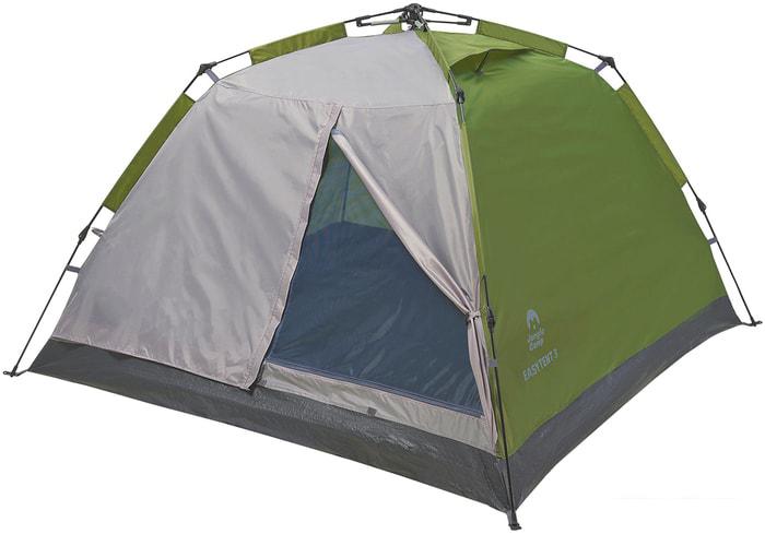 Треккинговая палатка Jungle Camp Easy Tent 3 (зеленый/серый)