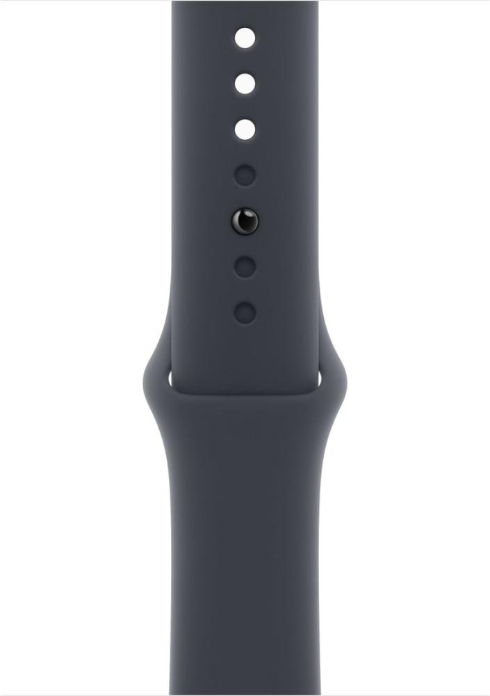 Умные часы Apple Watch SE 3 44 мм (алюминиевый корпус, полуночный/полуночный, спортивный силиконовый ремешок M/L)