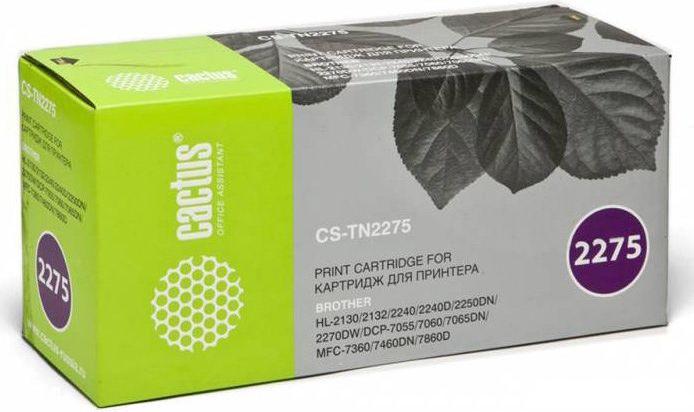 Картриджи для принтеров и МФУ CACTUS CS-TN2275S (аналог Brother TN2275S)