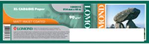 Инженерная бумага Lomond XL CAD&amp;GIS Paper 914 мм х 45 м 90 г/м2 (1202012)