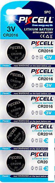 Батарейка PKCELL CR2016 5 шт.