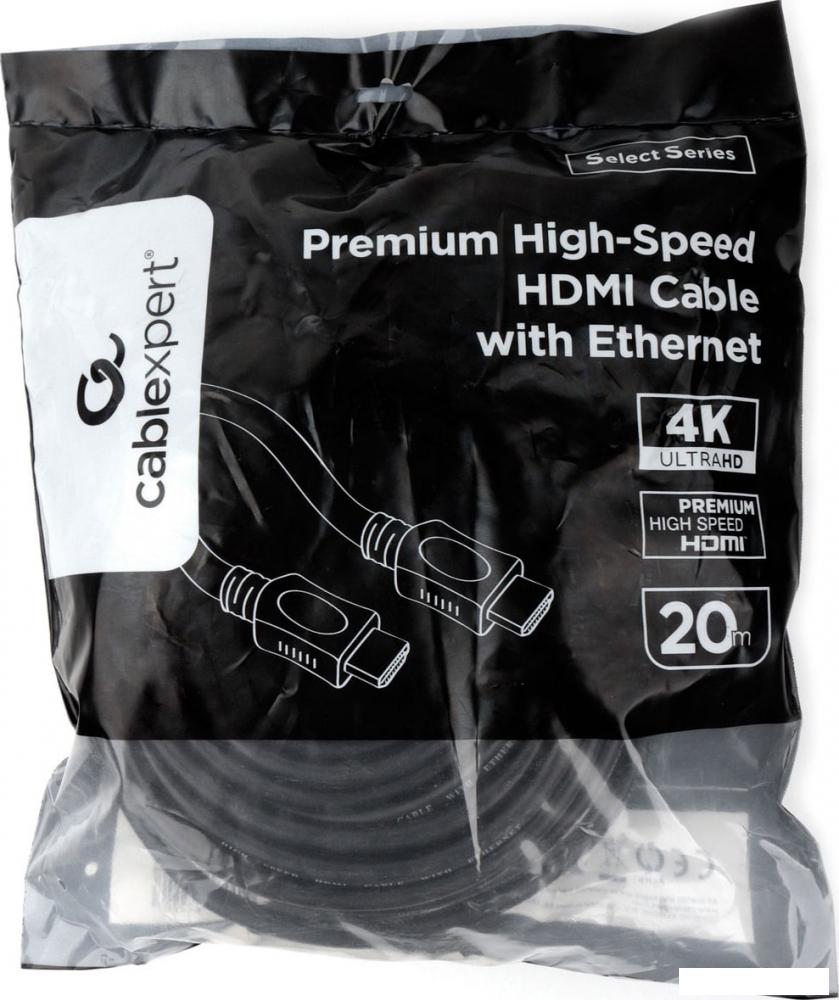 Кабель Cablexpert CC-HDMI4L-20M (20 м, черный)