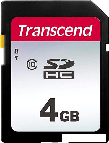 Карта памяти Transcend SDHC 300S 4GB