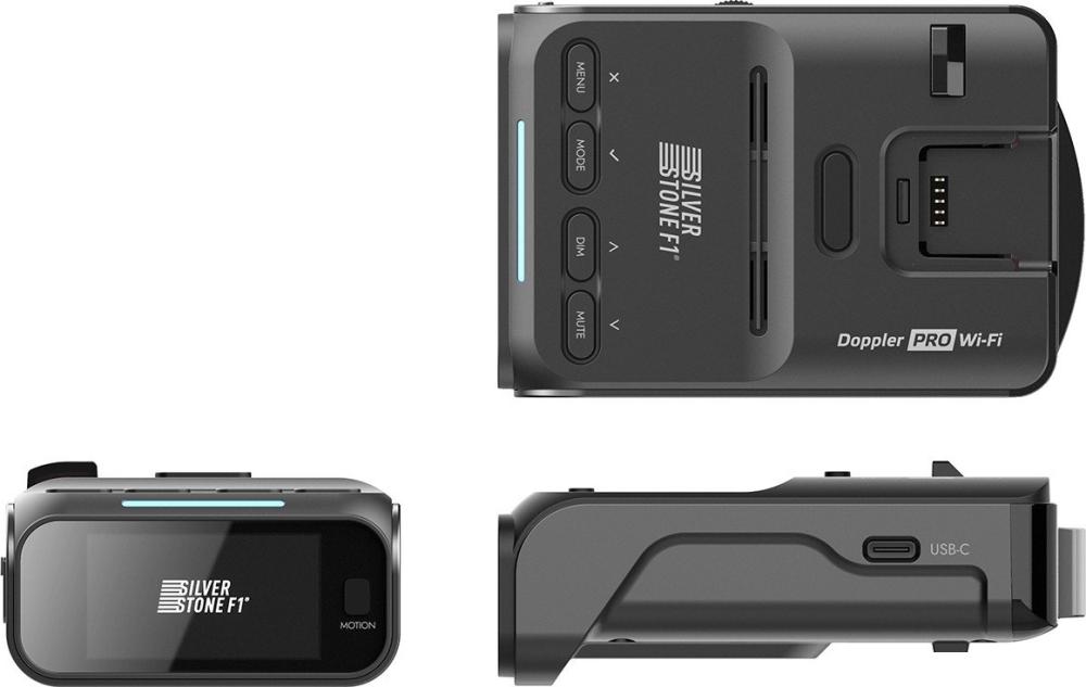 Радар-детектор SilverStone F1 Doppler Pro Wi-Fi