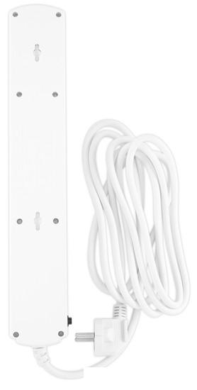 Сетевой фильтр IPPON BK-6-EU-3-10-W (3м, 6 розеток, белый)