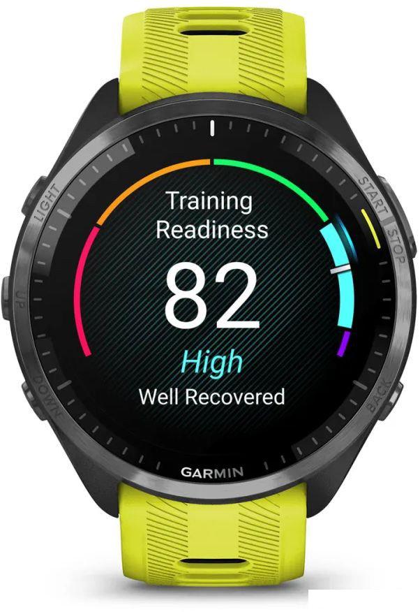 Умные часы Garmin Forerunner 965 (черный/желтый)