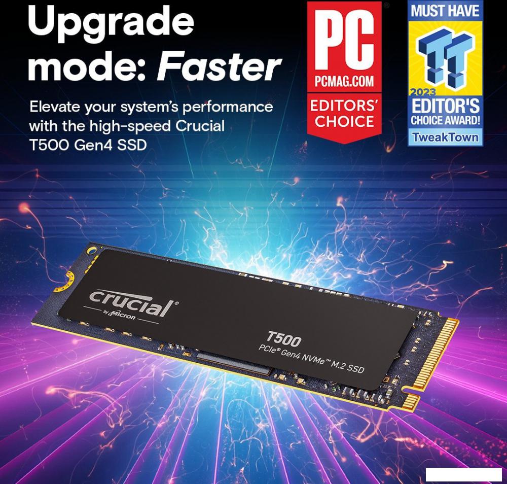 SSD Crucial T500 500GB CT500T500SSD8