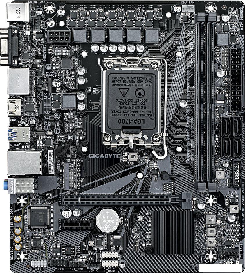 Материнская плата Gigabyte H610M S2H V3 DDR4 (rev. 1.0)
