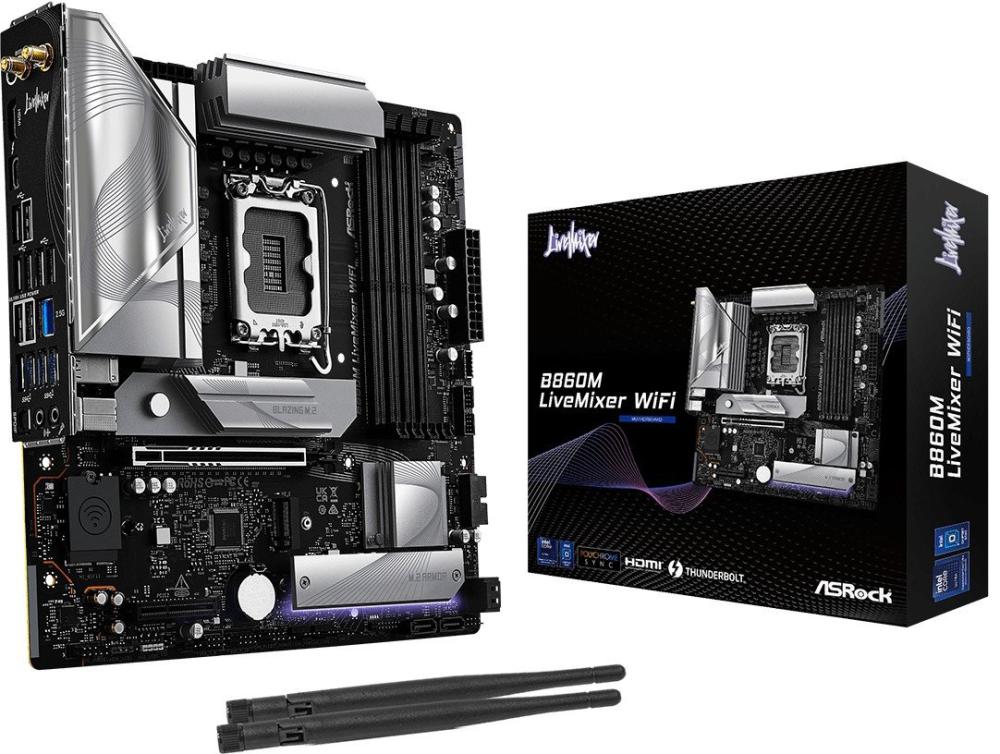 Материнская плата ASRock B860M LiveMixer WiFi