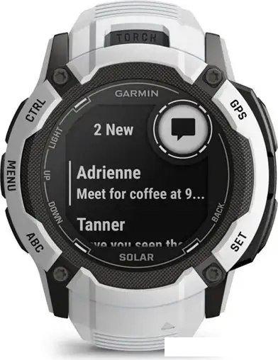 Умные часы Garmin Instinct 2x Solar (белый)
