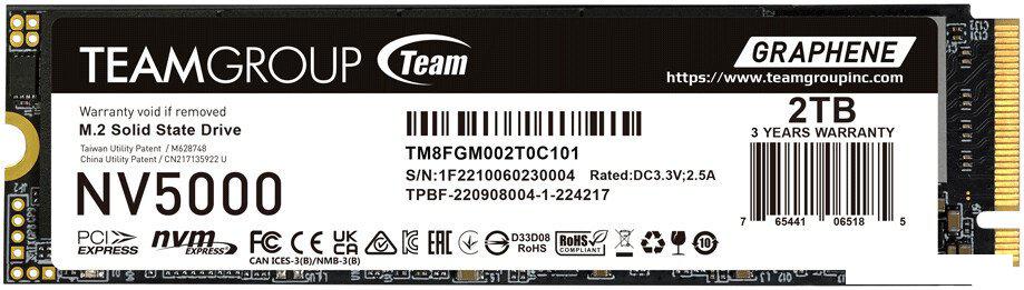 SSD Team NV5000 2TB TM8FGM002T0C101